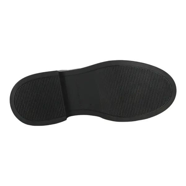 FW0FW08095-BDS Tommy Hilfiger ženske kožne gležnjače Minimal Leather Chelsea Logotape crne