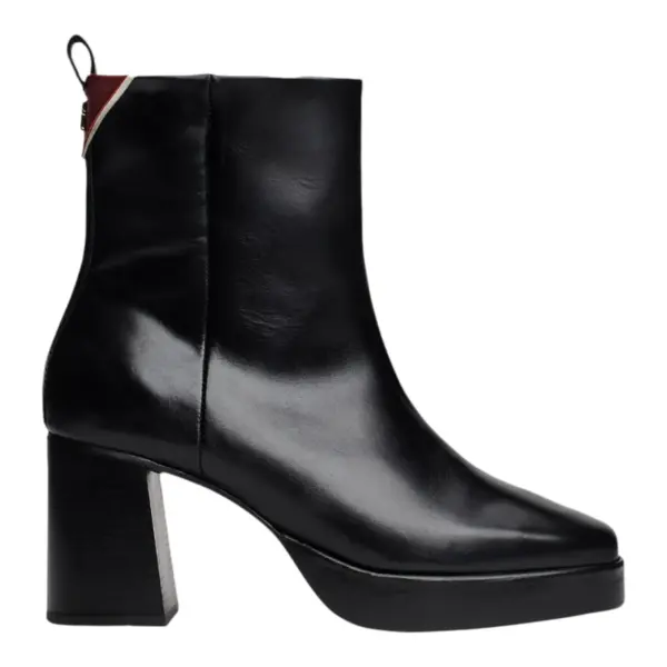 Tommy Hilfiger ženske gležnjače Premium Leather High Heel Bootie FW0FW08100-BDS