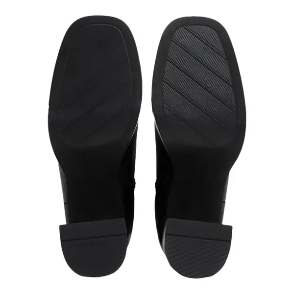 FW0FW08100-BDS Tommy Hilfiger ženske kožne gležnjače Premium Leather High Heel Bootie crne