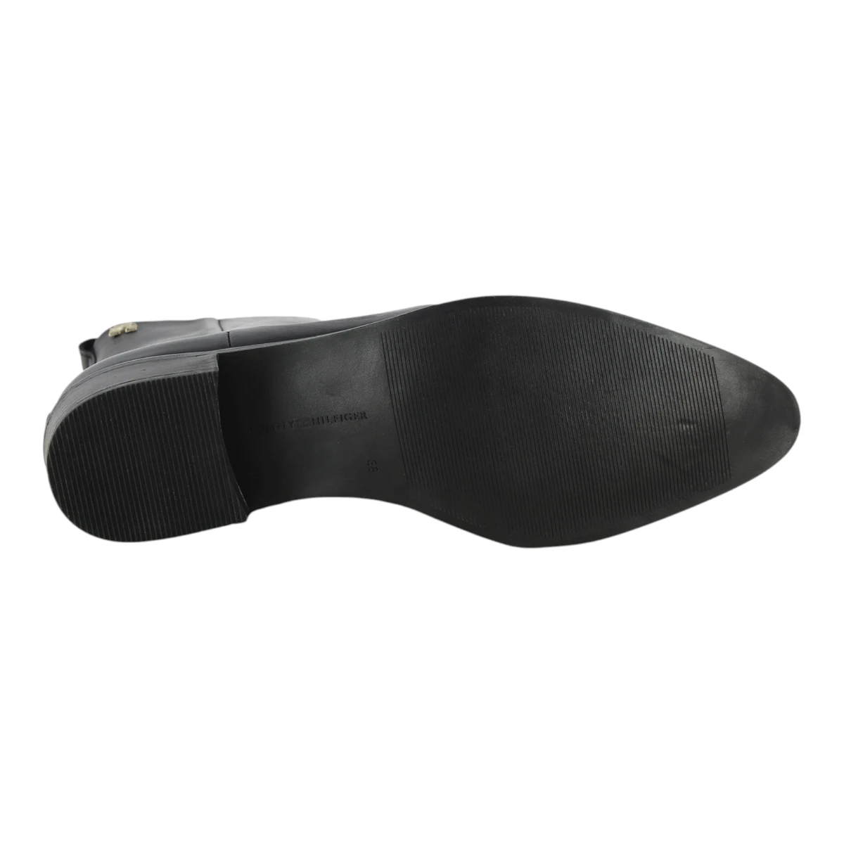 FW0FW08103-BDS Tommy Hilfiger zenske kozne gleznjace Low Cowboy Black