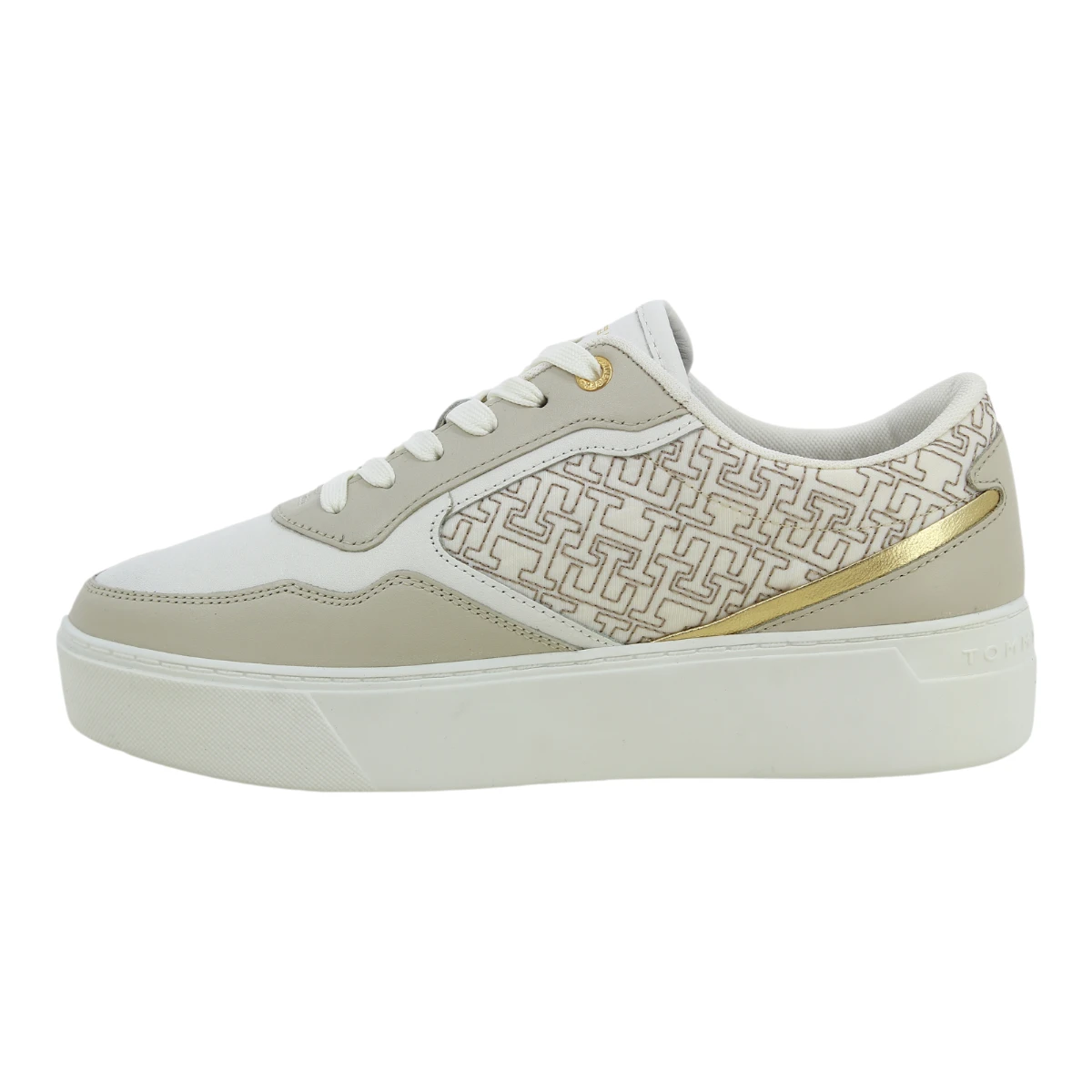 FW0FW08121-0K4 Tommy Hilfiger zenske tenisice Platform Monogram Ecru White