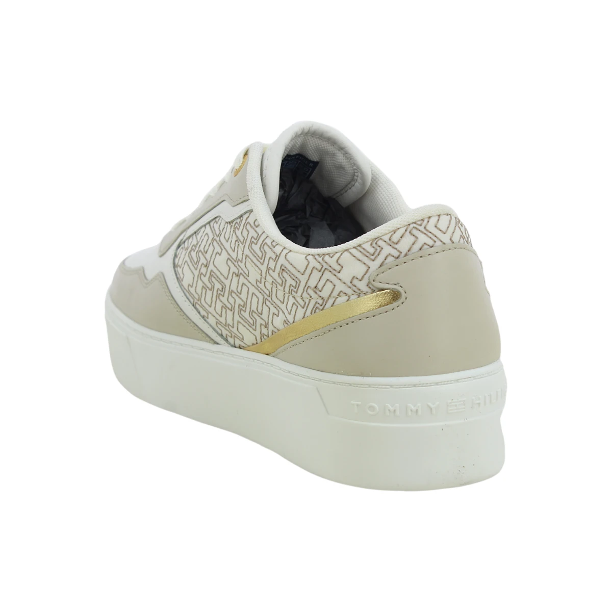 FW0FW08121-0K4 Tommy Hilfiger zenske tenisice Platform Monogram Ecru White