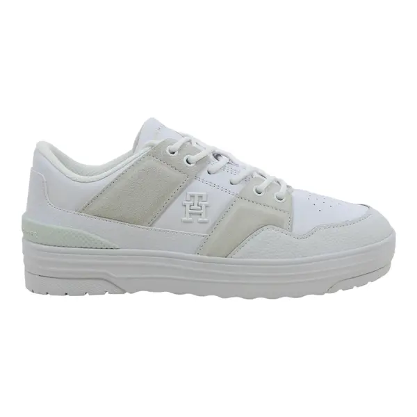 FW0FW08272-YBS TOMMY HILFIGER TH BASKET SNEAKER LO White - Zenske bijele tenisice