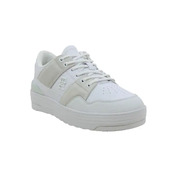 FW0FW08272-YBS TOMMY HILFIGER TH BASKET SNEAKER LO White - Zenske bijele tenisice