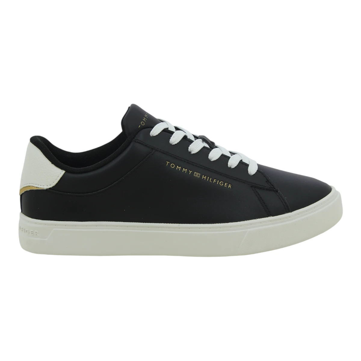FW0FW08320-BDS TOMMY HILFIGER ESSENTIAL COURT Black - Zenske crne tenisice