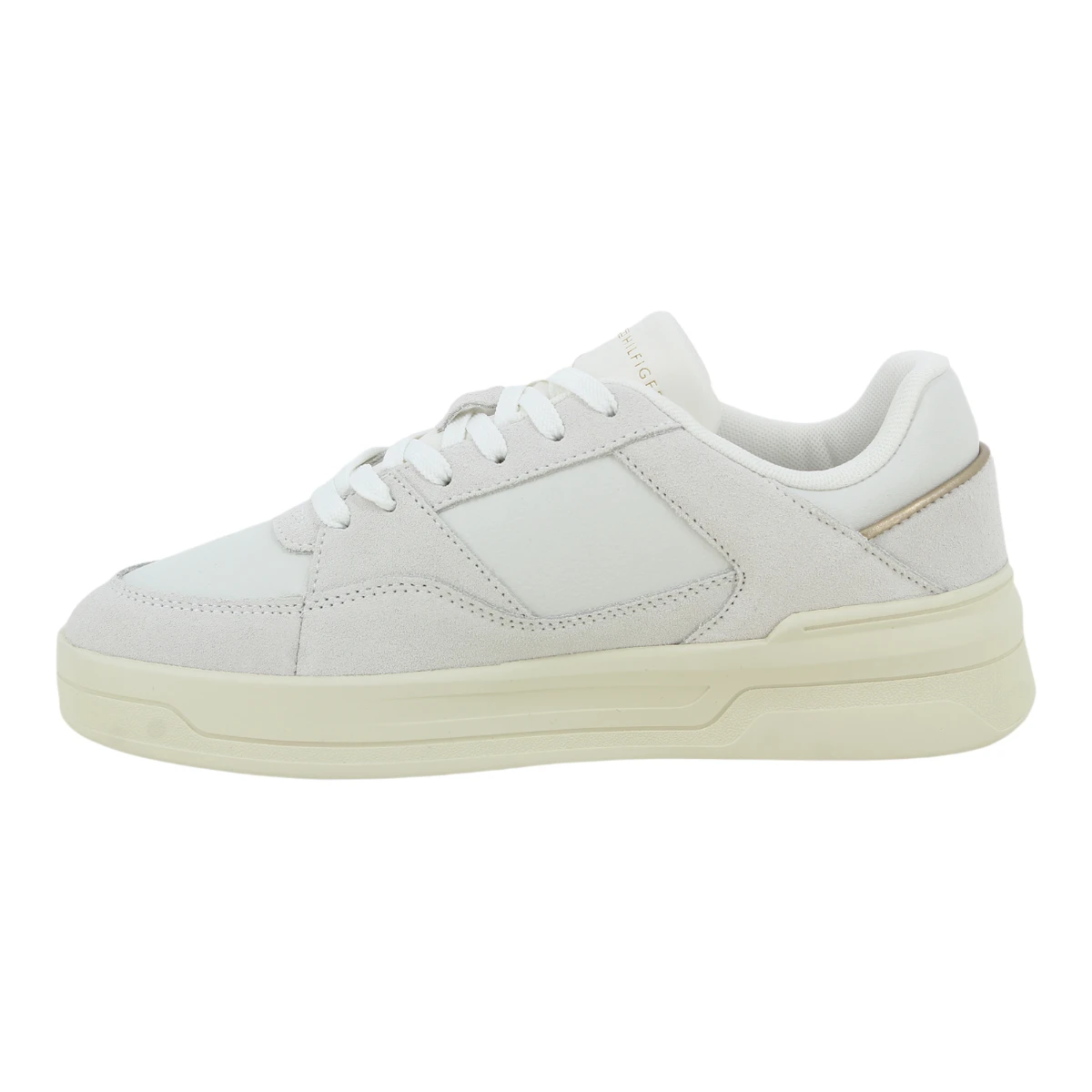 FW0FW08456-YBL TOMMY HILFIGER ESSENTIAL BASKET Ecru White - Zenske tenisice