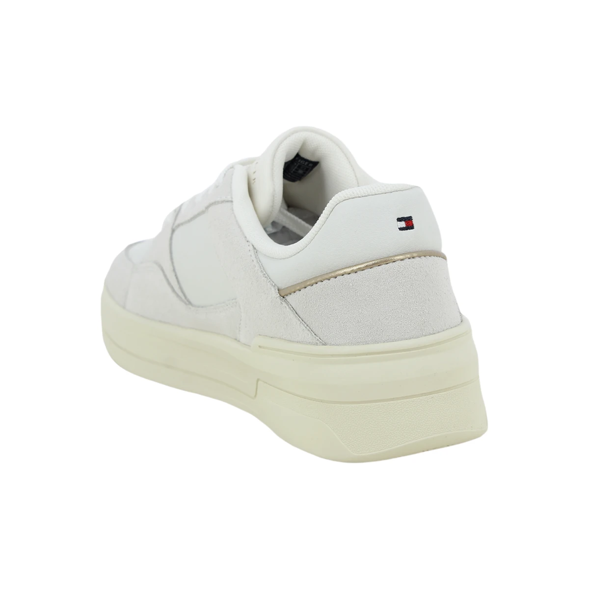 FW0FW08456-YBL TOMMY HILFIGER ESSENTIAL BASKET Ecru White - Zenske tenisice