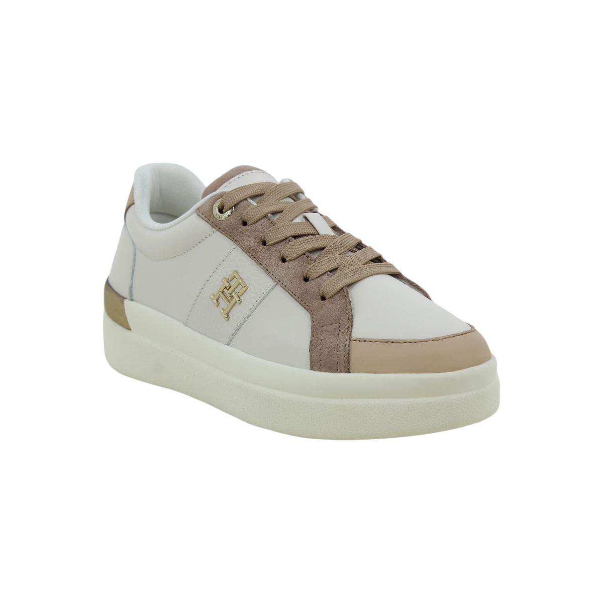 FW0FW08460-0K4 TOMMY HILFIGER TH FASHION COURT Sand Drift - Zenske bez tenisice