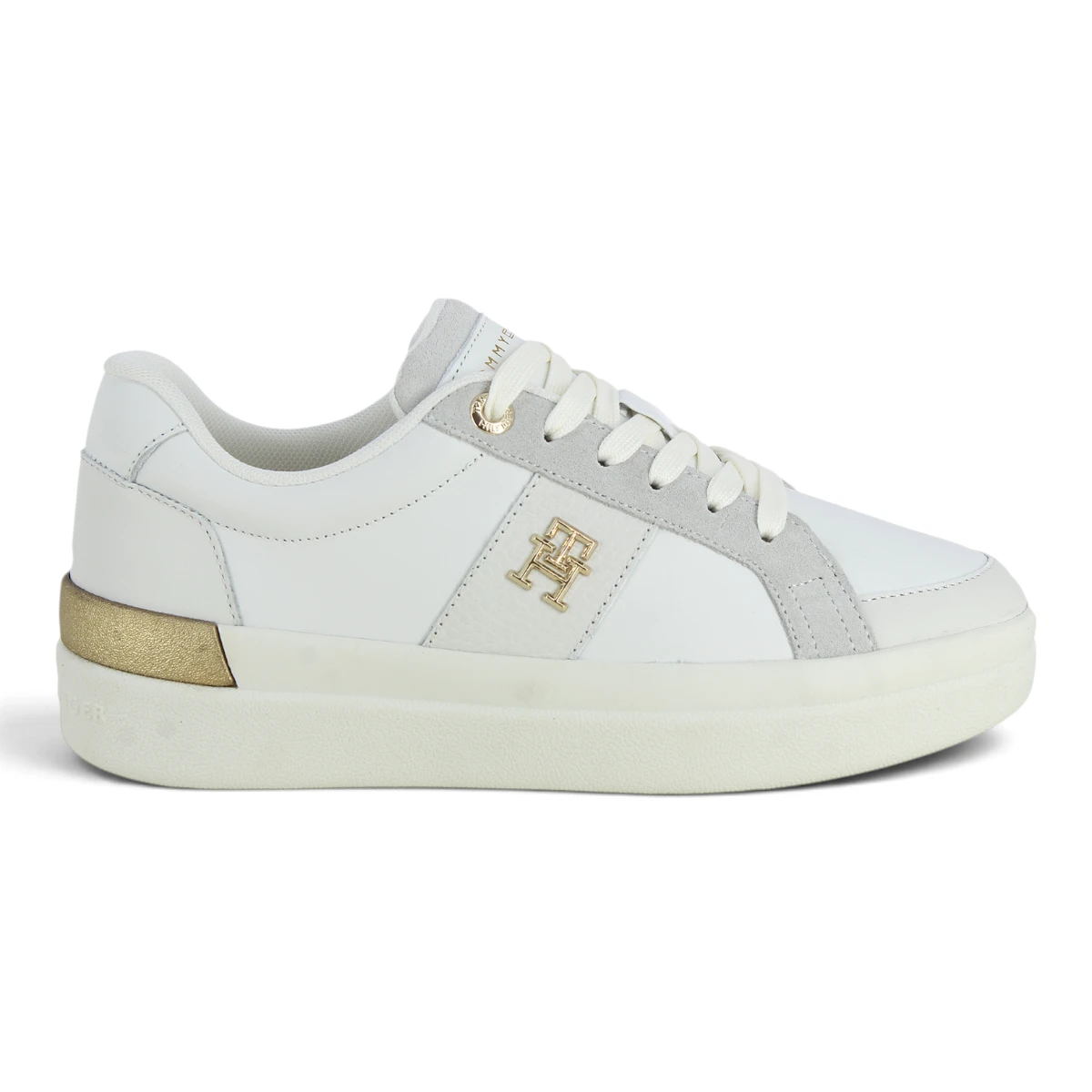 FW0FW08460-YBS Tommy Hilfiger Ženske Tenisice TH Fashion Court White