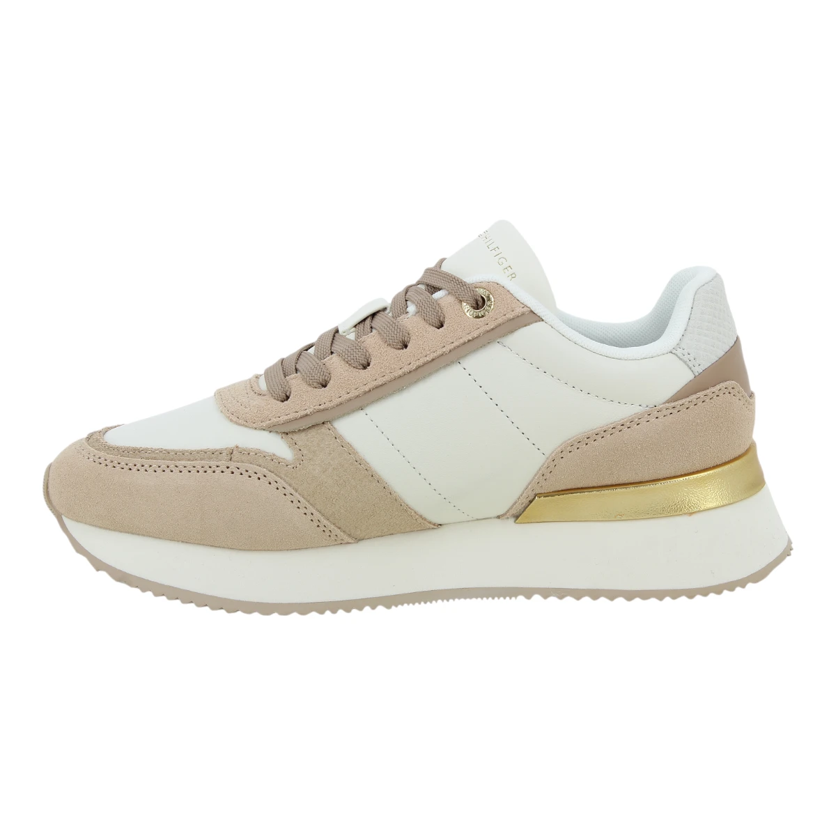 FW0FW08475-0K4 TOMMY HILFIGER TH FASHION RUNNER Sand Drift - Zenske bez tenisice