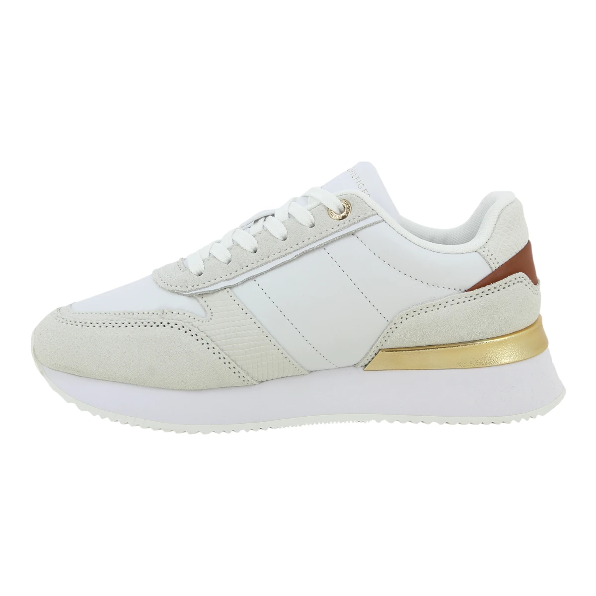 FW0FW08475-YBL TOMMY HILFIGER TH FASHION RUNNER Ecru White - Zenske tenisice