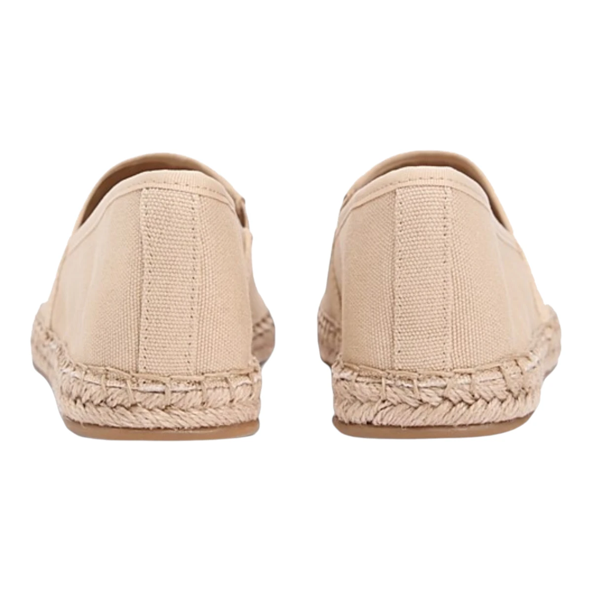 FW0FW08541-AB3 TOMMY HILFIGER FLAG CANVAS ESPADRILLE Clayed Pebble - Zenske platnene espadrile