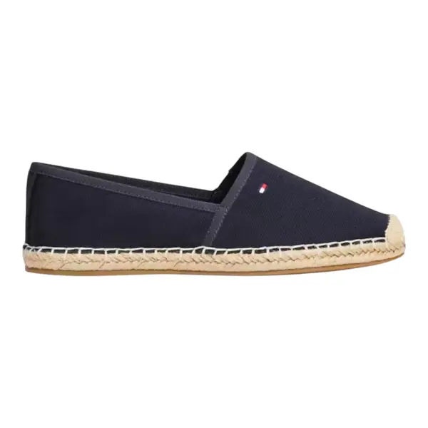 FW0FW08541-DW6 TOMMY HILFIGER FLAG CANVAS ESPADRILLE Space Blue - Zenske platnene espadrile