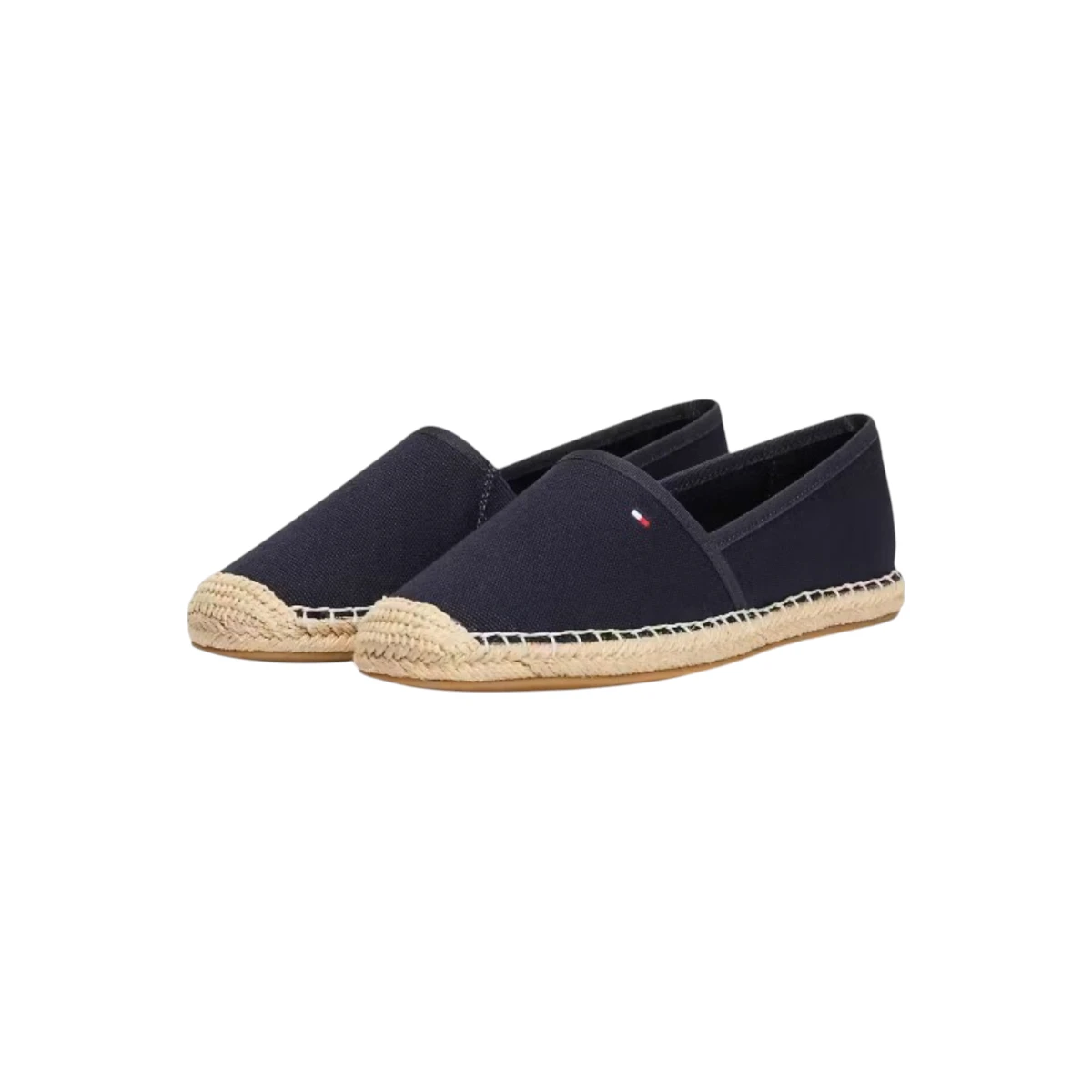 FW0FW08541-DW6 TOMMY HILFIGER FLAG CANVAS ESPADRILLE Space Blue - Zenske platnene espadrile