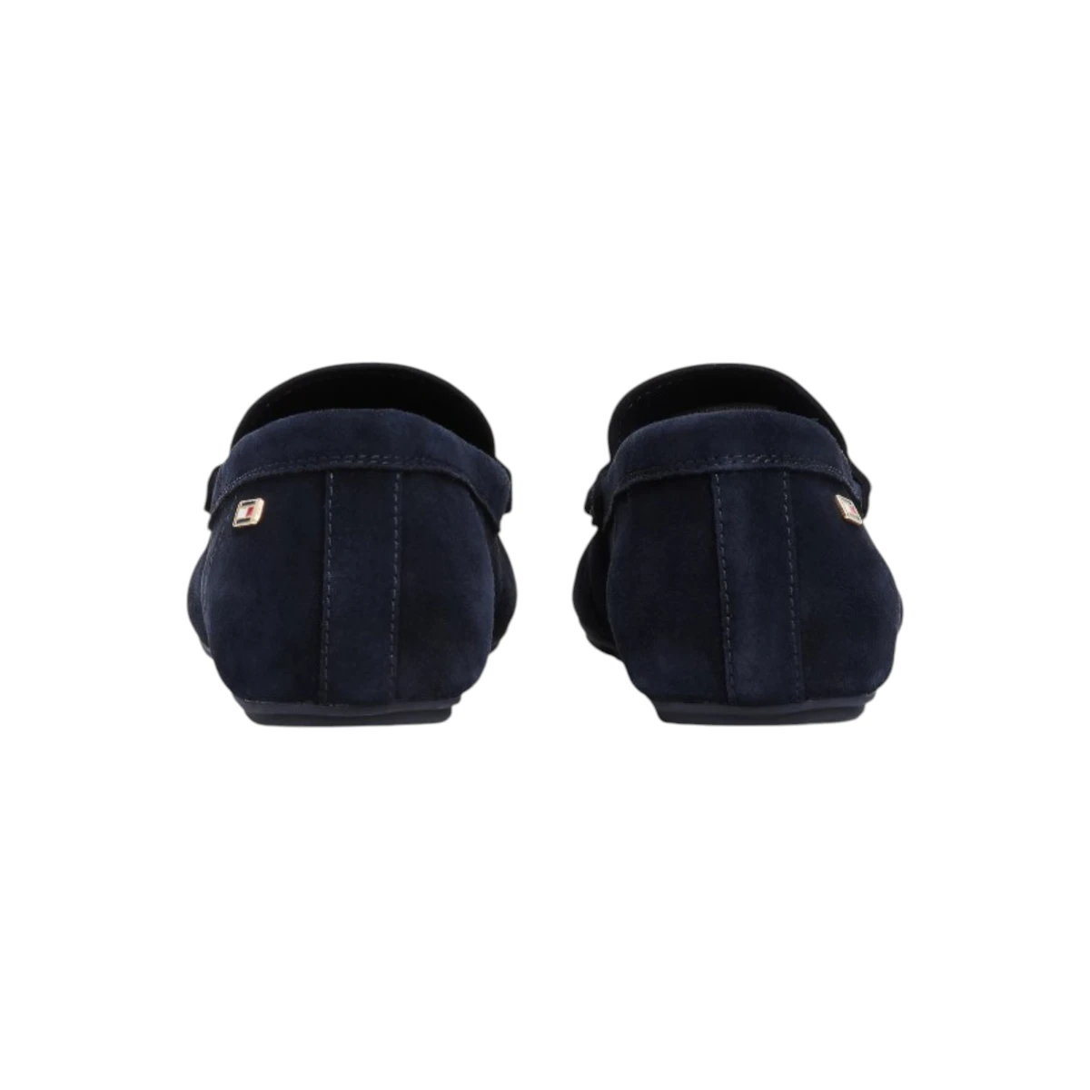 FW0FW08558-DW6 TOMMY HILFIGER FLAG SOFT SUEDE DRIVER LOAFER Space Blue - Zenske brusene kozne mokasine
