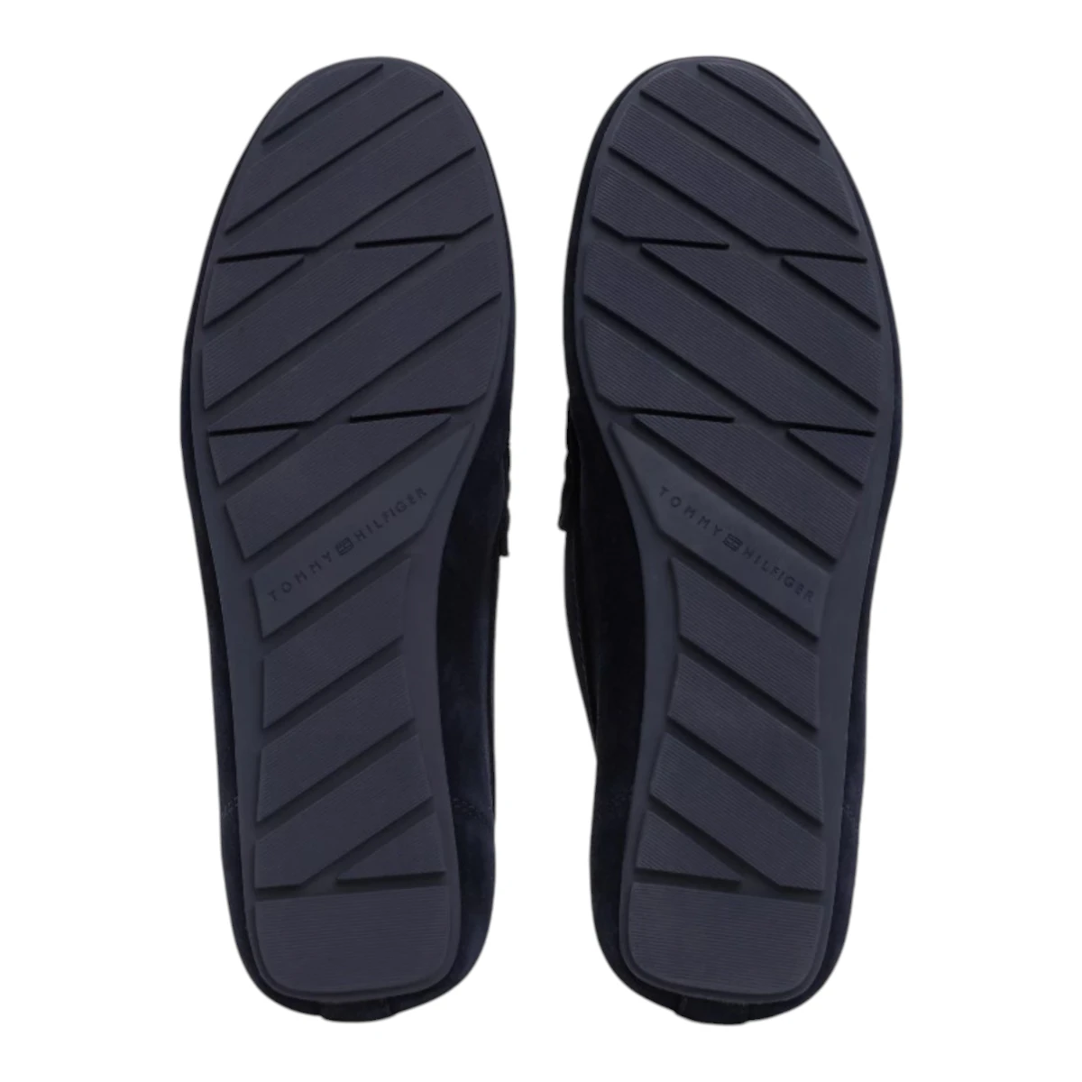 FW0FW08558-DW6 TOMMY HILFIGER FLAG SOFT SUEDE DRIVER LOAFER Space Blue - Zenske brusene kozne mokasine