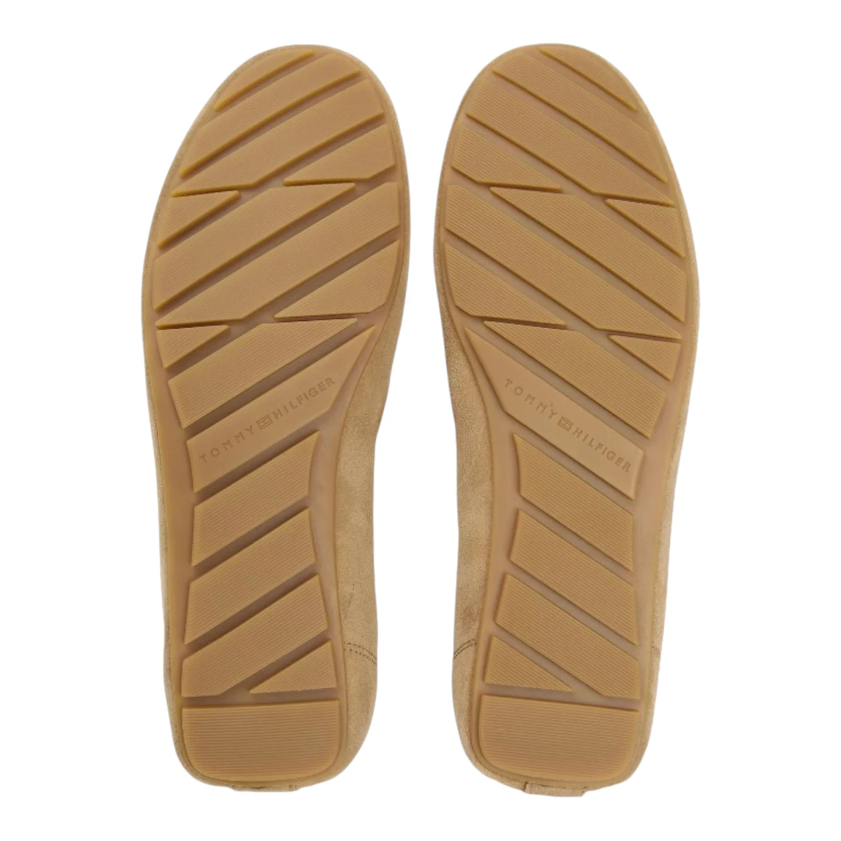 FW0FW08558-RBC TOMMY HILFIGER FLAG SOFT SUEDE DRIVER LOAFER Safari Canvas - Zenske brusene kozne mokasine