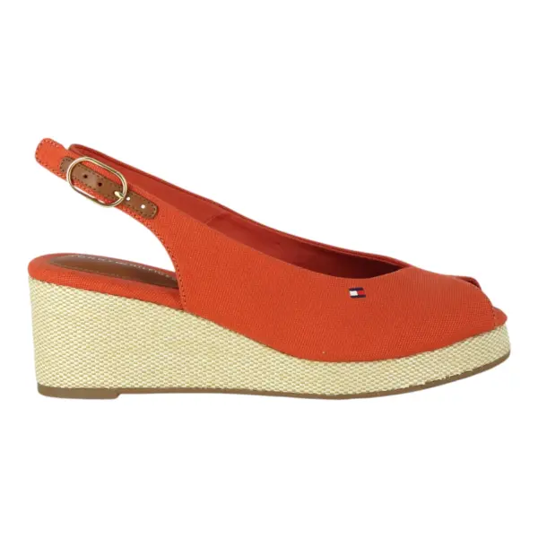 Tommy Hilfiger Ženske Sandale Flag Mid Wedge Narančasta