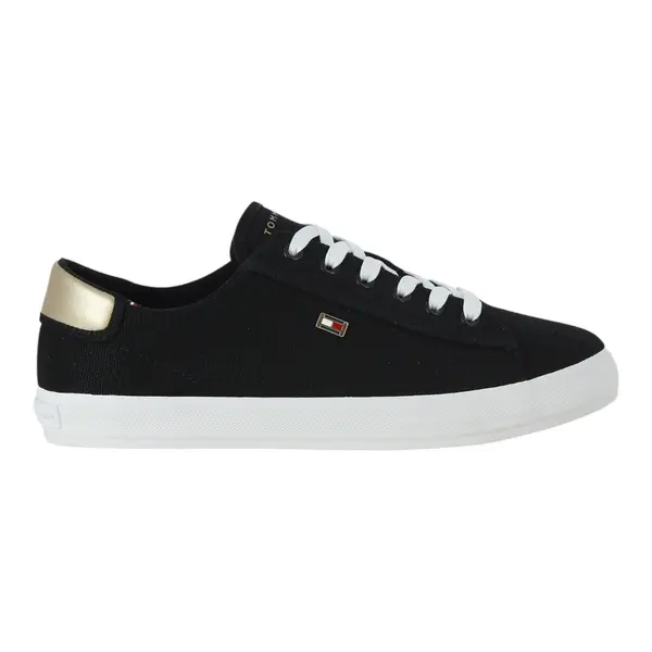 Tommy Hilfiger ženske platnene tenisice Vulc Canvas Lace Up crna FW0FW08647-BDS