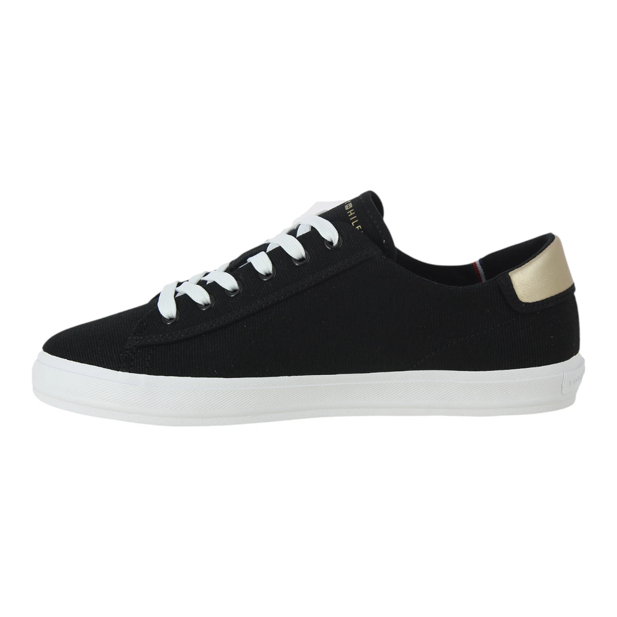 Tommy Hilfiger ženske platnene tenisice Vulc Canvas Lace Up crna FW0FW08647-BDS