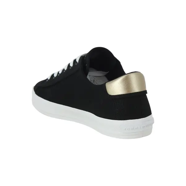 Tommy Hilfiger ženske platnene tenisice Vulc Canvas Lace Up crna FW0FW08647-BDS