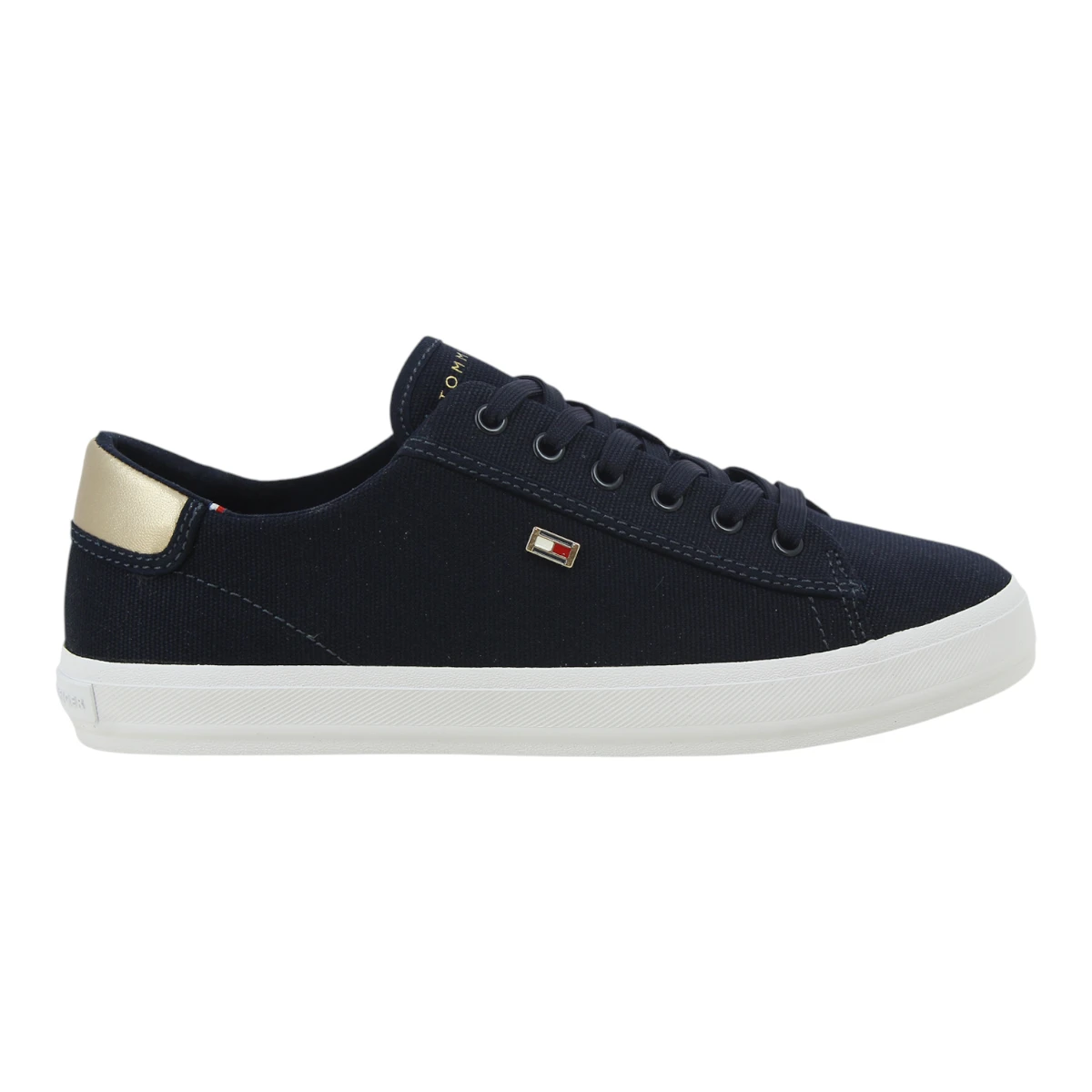Tommy Hilfiger ženske platnene tenisice Vulc Canvas Lace Up tamnoplava FW0FW08647-DW6