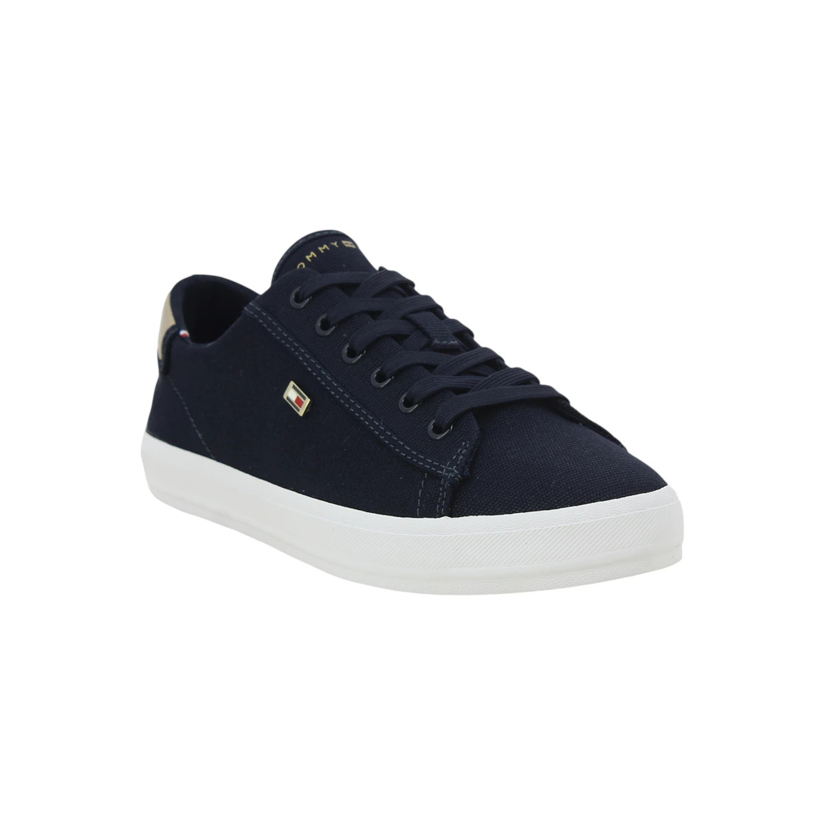 Tommy Hilfiger ženske platnene tenisice Vulc Canvas Lace Up tamnoplava FW0FW08647-DW6