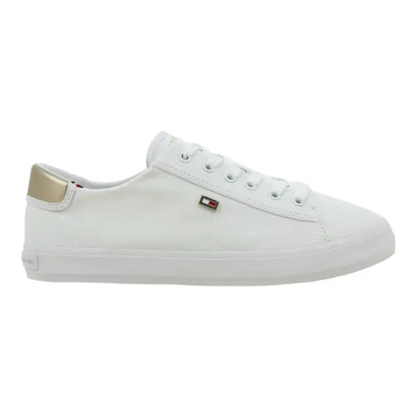 Tommy Hilfiger Ženske Tenisice Vulc Canvas Lace Up Bijela