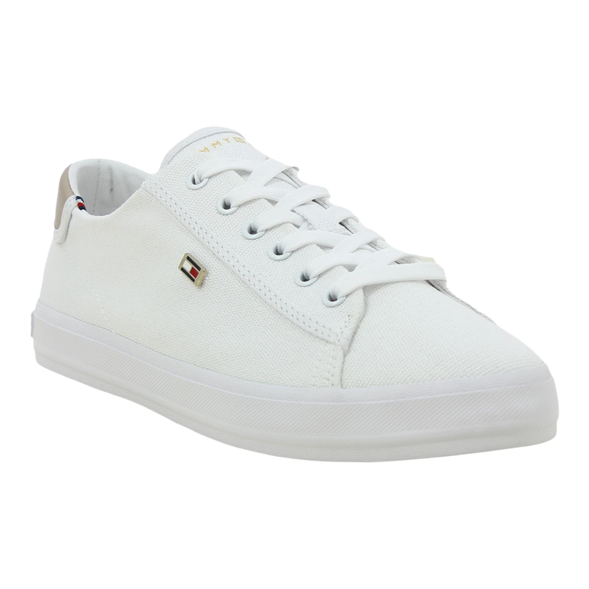 Tommy Hilfiger ženske platnene tenisice Vulc Canvas Lace Up bijela FW0FW08647-YBS