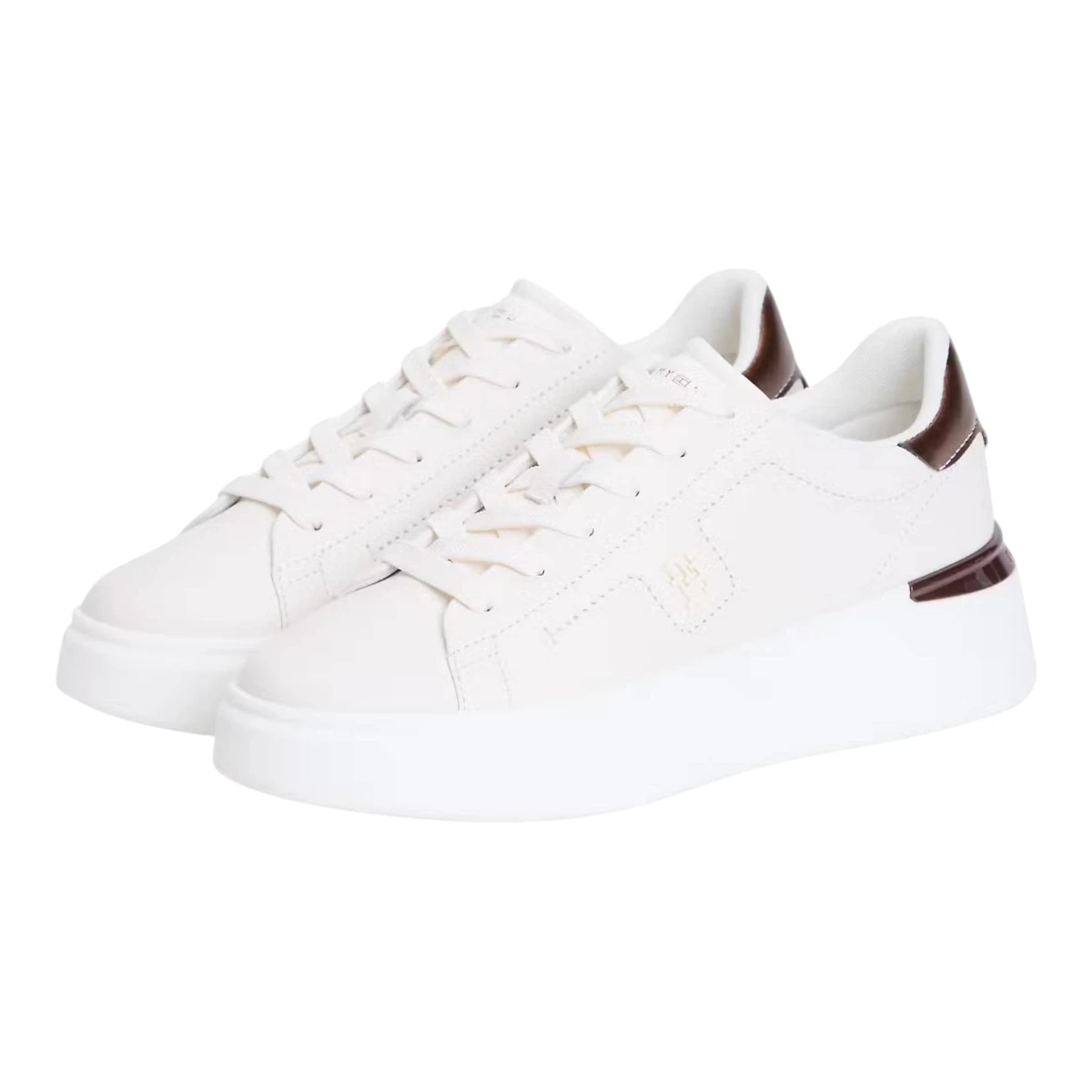 Tommy Hilfiger kožne tenisice Chic Platform Gold FW0FW08817-YBH