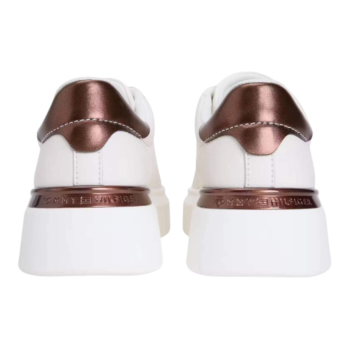 Tommy Hilfiger kožne tenisice Chic Platform Gold FW0FW08817-YBH
