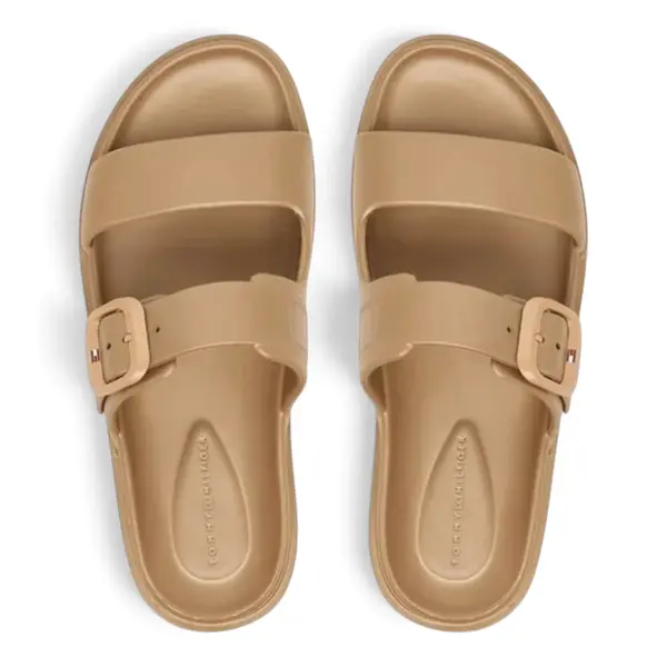 Tommy Hilfiger natikače Double Strap Pearl Safari FW0FW09114-0HT