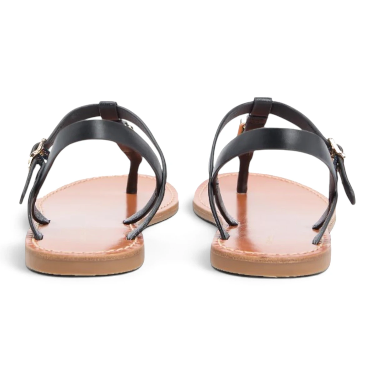Tommy Hilfiger kožne japanke Leather Thong Sandal FW0FW09127-BDS