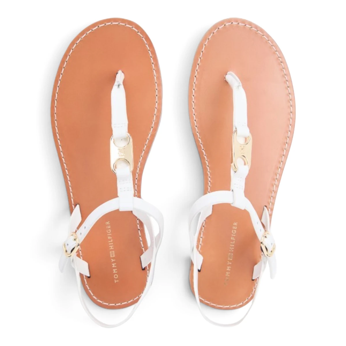 Tommy Hilfiger kožne japanke Leather Thong Sandal FW0FW09127-YBL
