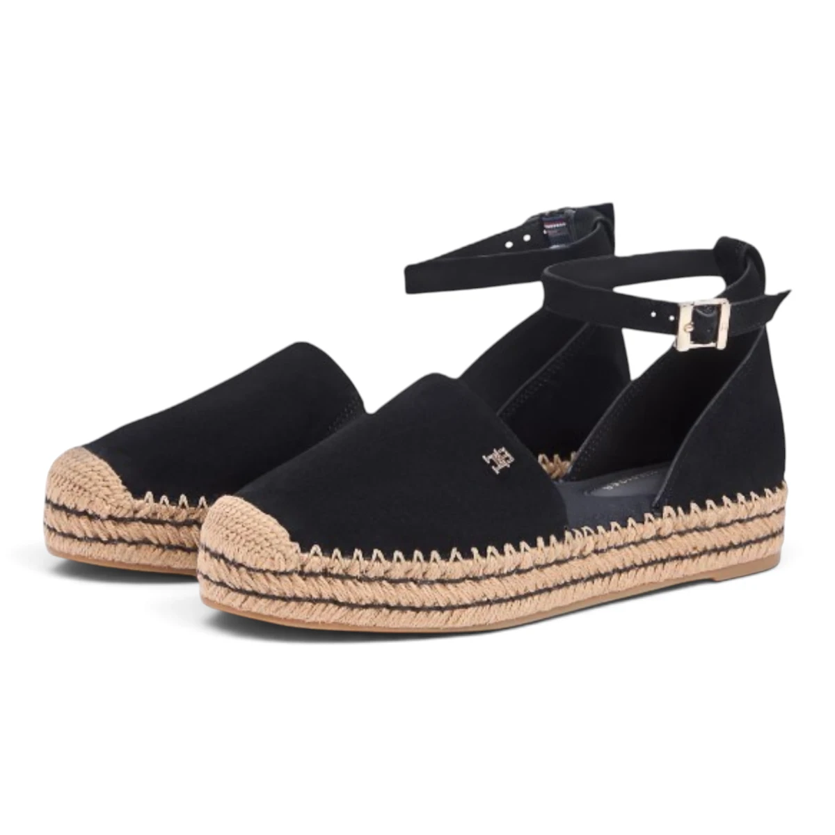 Tommy Hilfiger sandale na platformu Platform Espad Suede Strap FW0FW09144-BDS