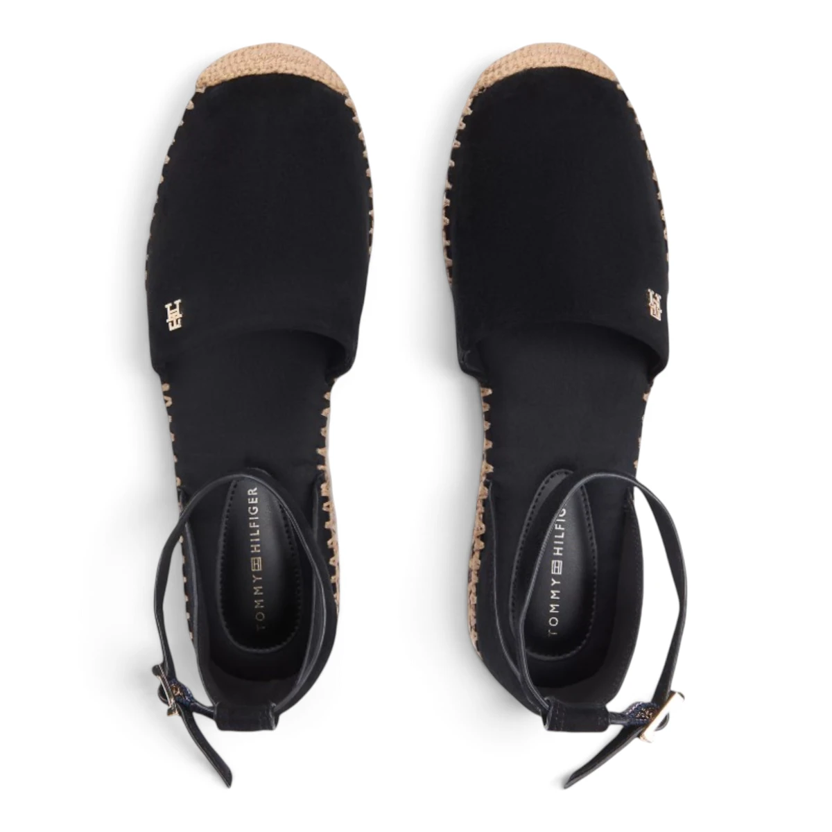 Tommy Hilfiger sandale na platformu Platform Espad Suede Strap FW0FW09144-BDS