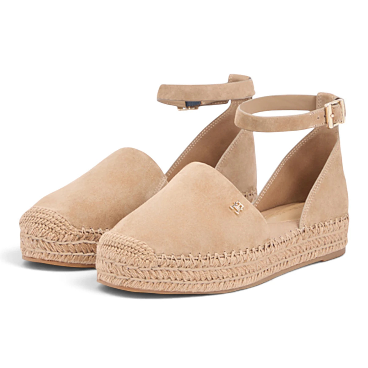 Tommy Hilfiger sandale na platformu Platform Espad Suede Strap FW0FW09144-RBC