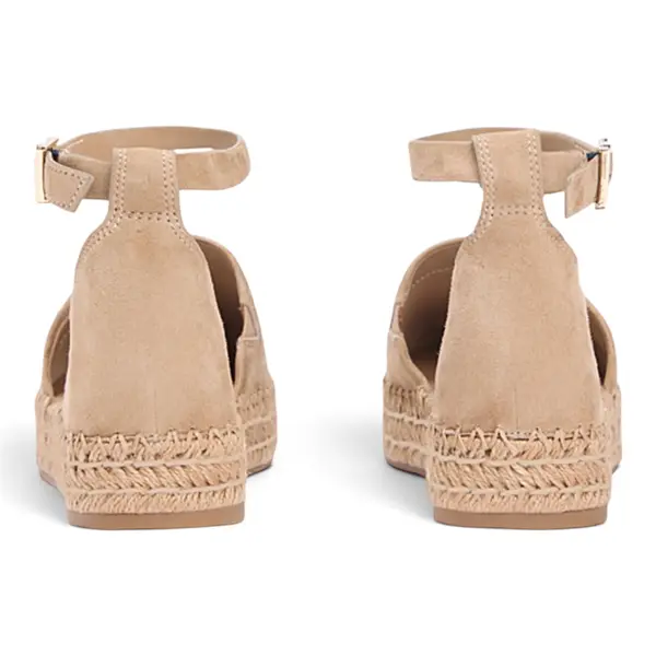 Tommy Hilfiger sandale na platformu Platform Espad Suede Strap FW0FW09144-RBC