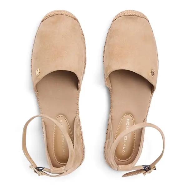Tommy Hilfiger sandale na platformu Platform Espad Suede Strap FW0FW09144-RBC