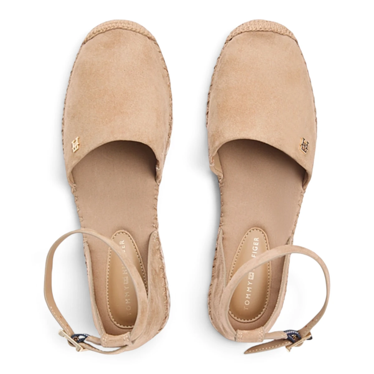 Tommy Hilfiger sandale na platformu Platform Espad Suede Strap FW0FW09144-RBC