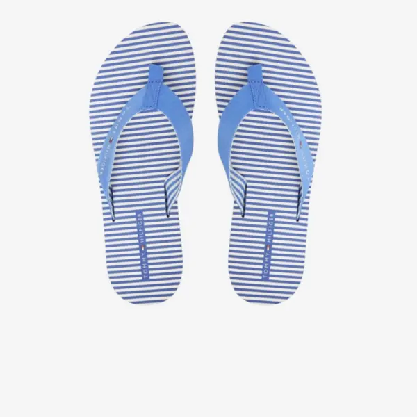 Tommy Hilfiger ženska japanka ITHACA STRIPE SANDAL Blue Spell