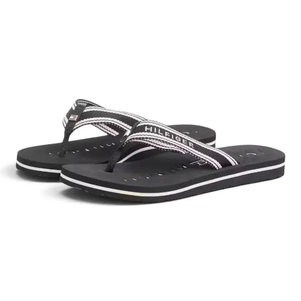 Tommy Hilfiger ljetne sandale TH Webbing Summer Sandal FW0FW09193-BDS