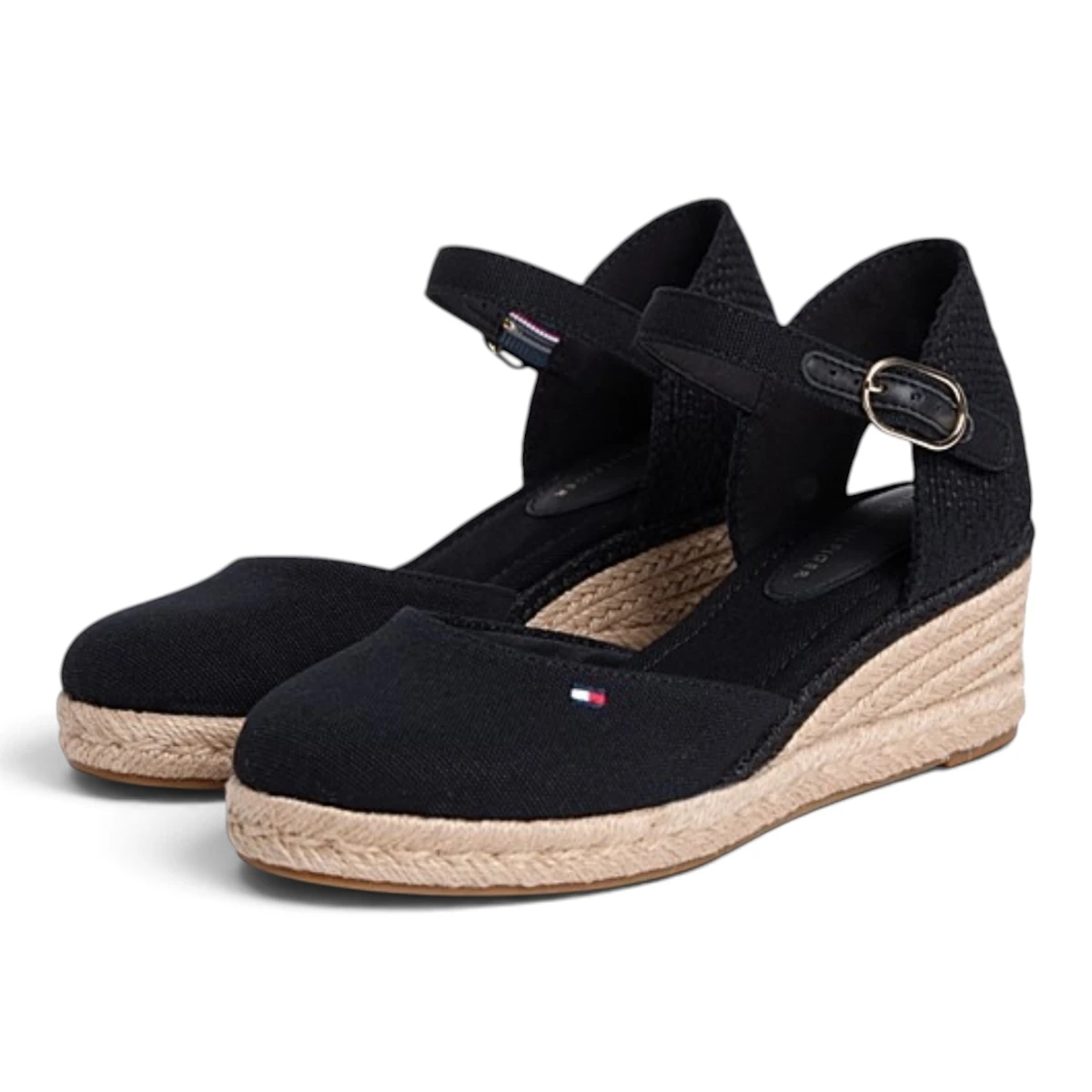 Tommy Hilfiger espadrile na punu petu FW0FW09233-BDS