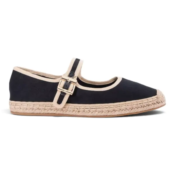 Tommy Hilfiger Ženske Espadrile Buckle Maryjane Espadrille Crna