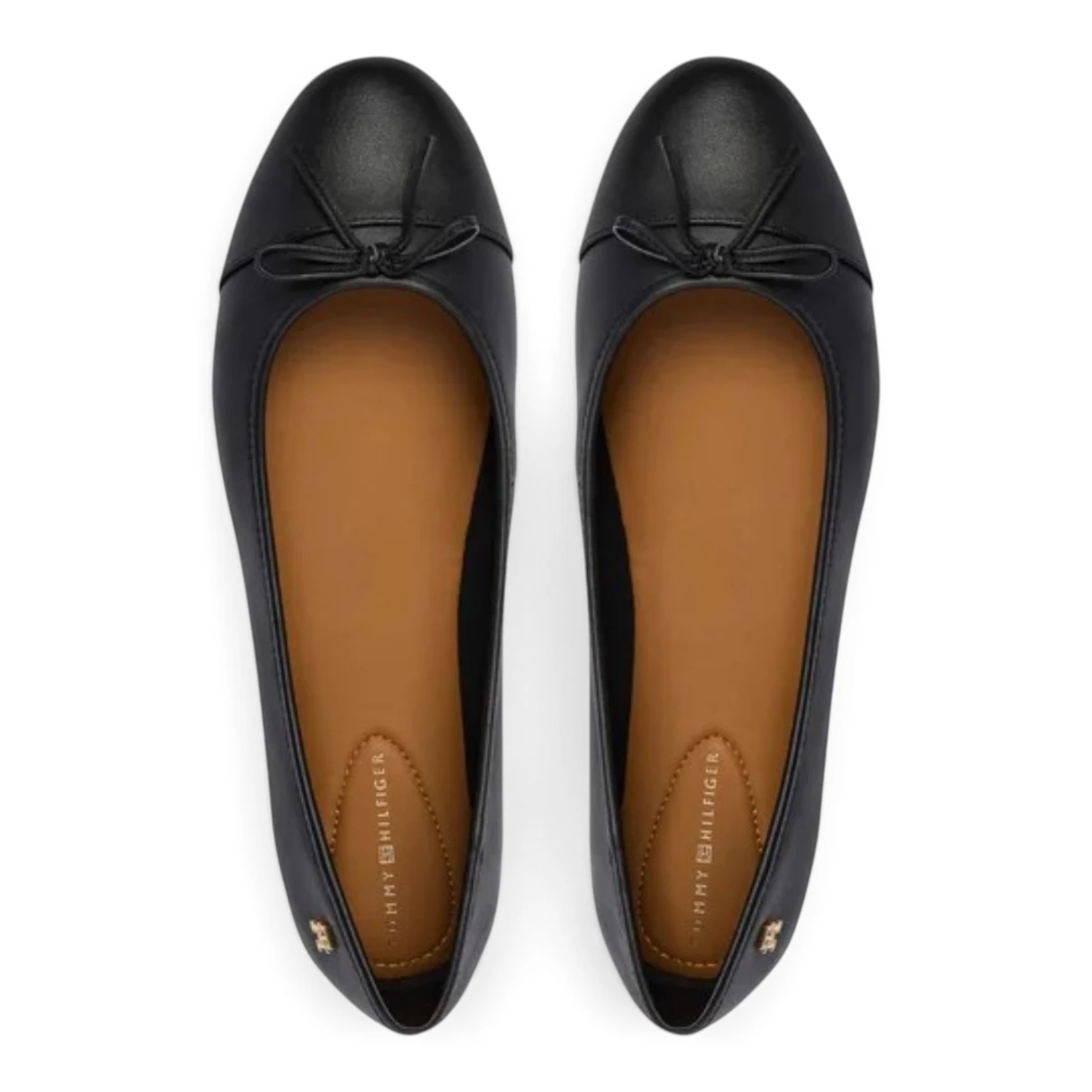 Tommy Hilfiger kožne balerinke Hilfiger Smooth Lthr Ballet FW0FW09241-BDS