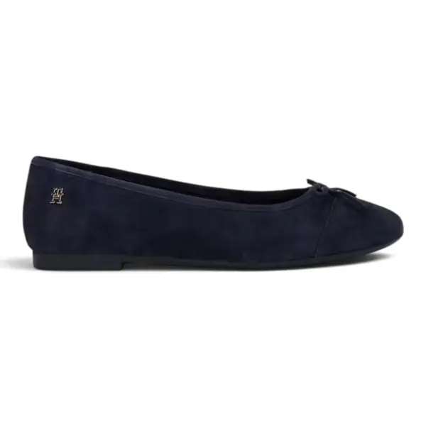 Tommy Hilfiger Ženske Balerinke Suede Ballerina Tamnoplava