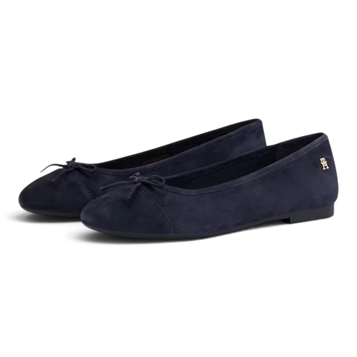 Tommy Hilfiger balerinke od brušene kože Suede Ballerina FW0FW09357-DW6