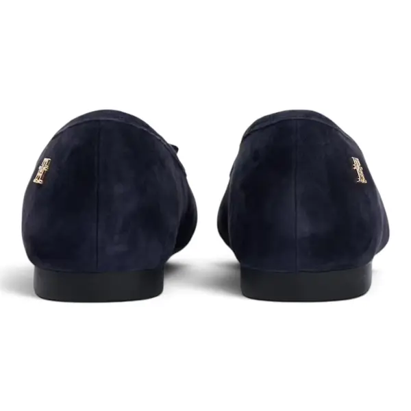 Tommy Hilfiger balerinke od brušene kože Suede Ballerina FW0FW09357-DW6