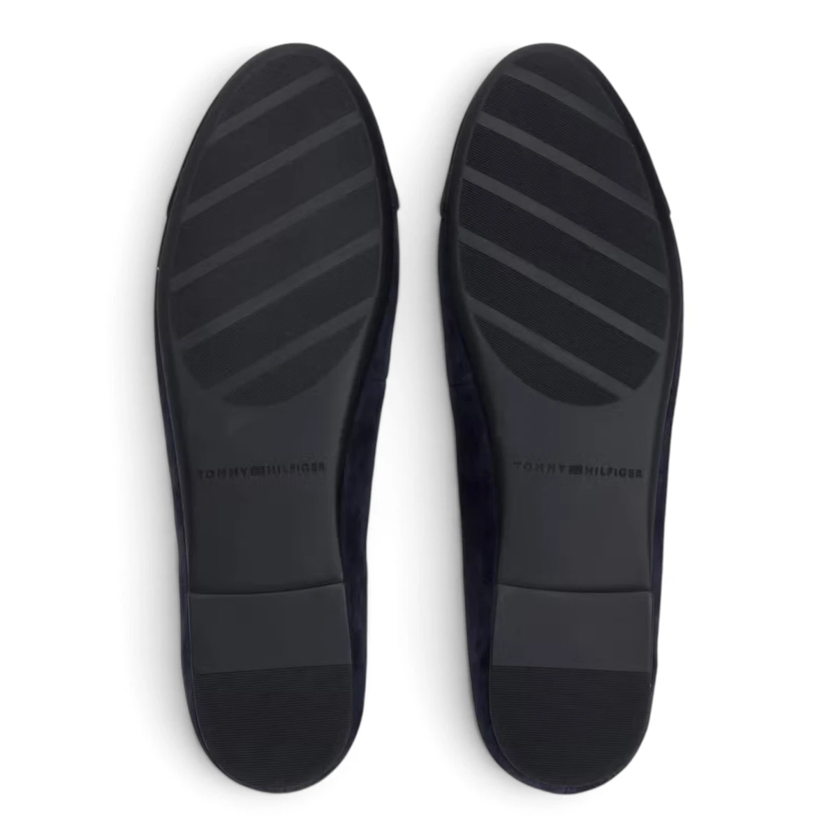 Tommy Hilfiger balerinke od brušene kože Suede Ballerina FW0FW09357-DW6