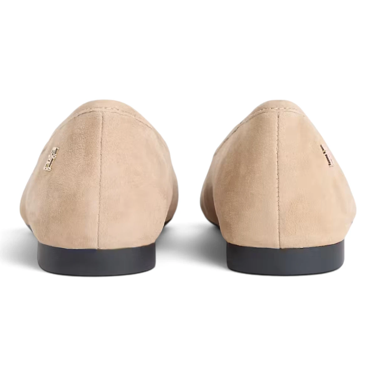 Tommy Hilfiger balerinke od brušene kože Suede Ballerina FW0FW09357-RBC